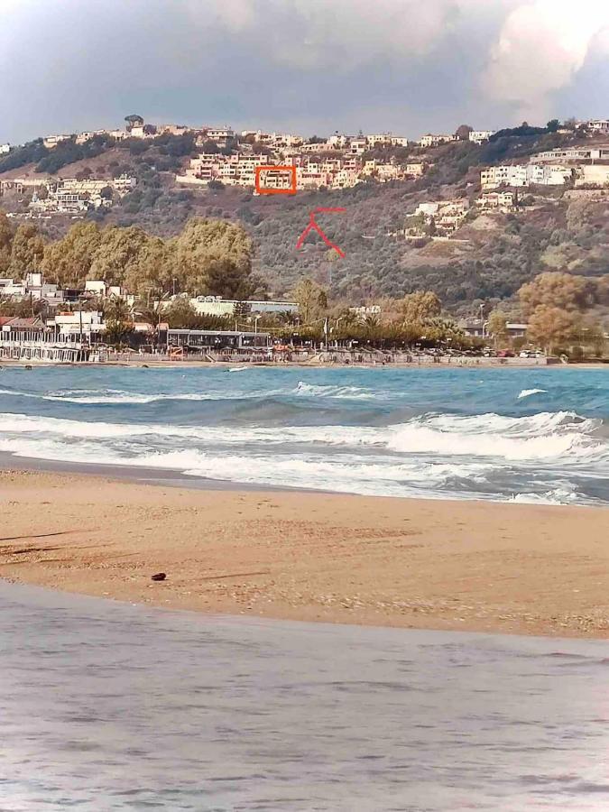 Ferienwohnung Grosses Haus Mit Traumhaftem Ausblick Georgioupoli Exterior foto