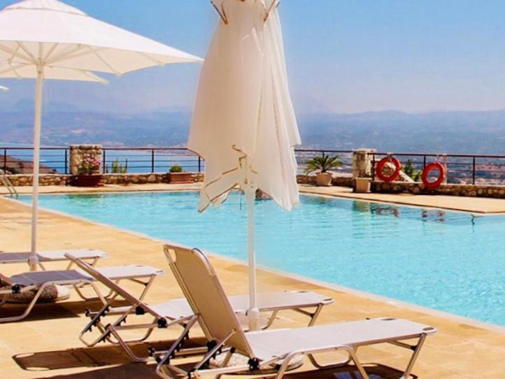 Ferienwohnung Grosses Haus Mit Traumhaftem Ausblick Georgioupoli Exterior foto
