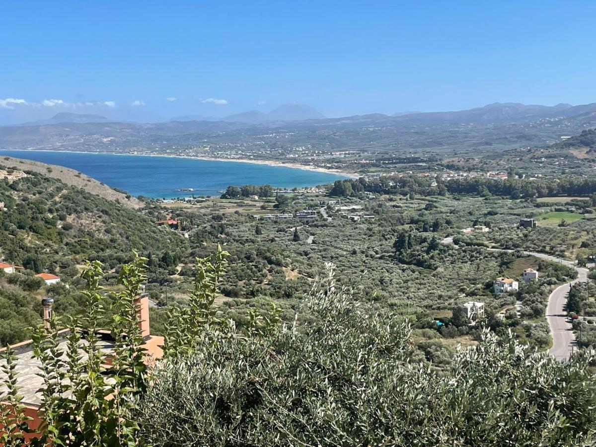 Ferienwohnung Grosses Haus Mit Traumhaftem Ausblick Georgioupoli Exterior foto